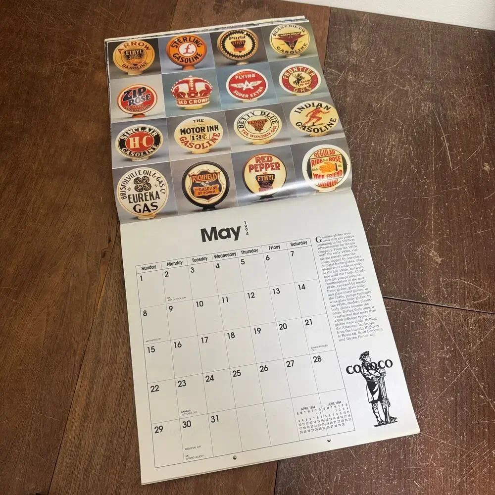 The Great American Gas Station 1994 Calendar UNUSED‎ Michael K. Witzel